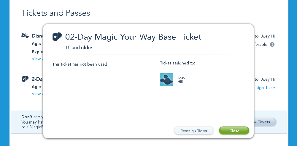 MDE-tickets